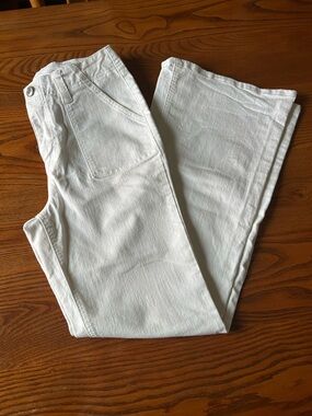 M Jeans by Maurices White Wide-Leg Flare Jeans